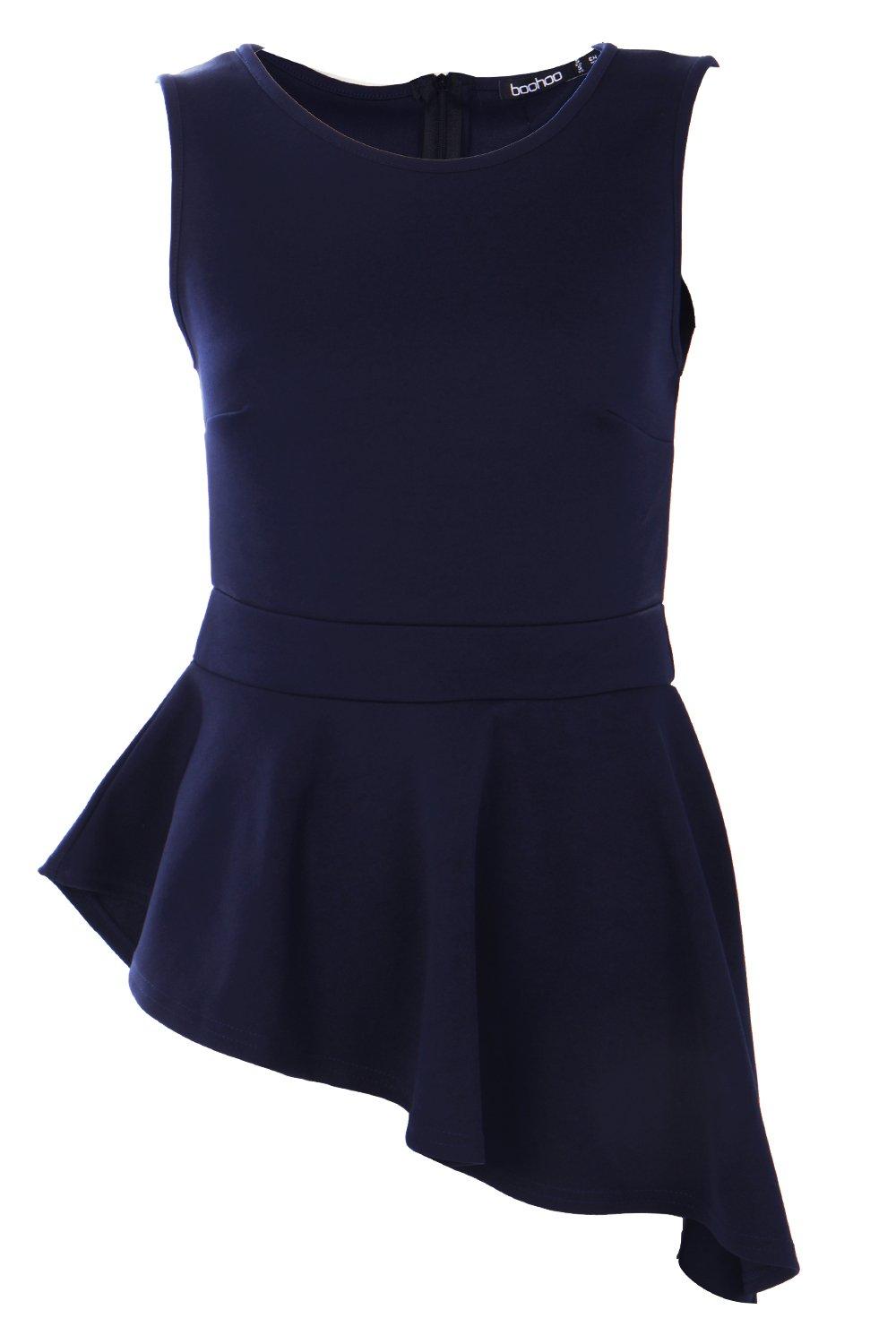 Peplum asymmetrical top online