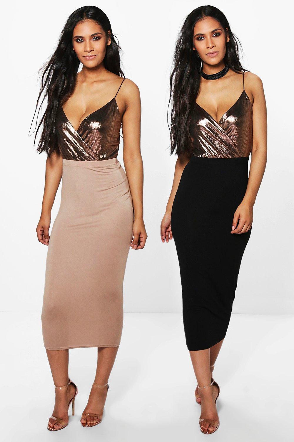 longline midi skirt