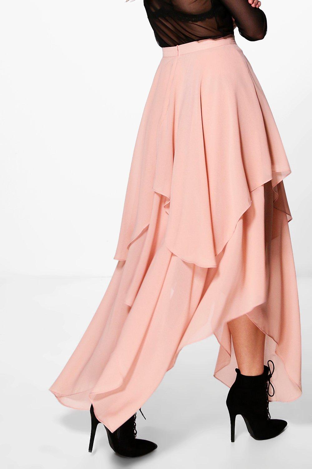 Chiffon skirt outlet boohoo