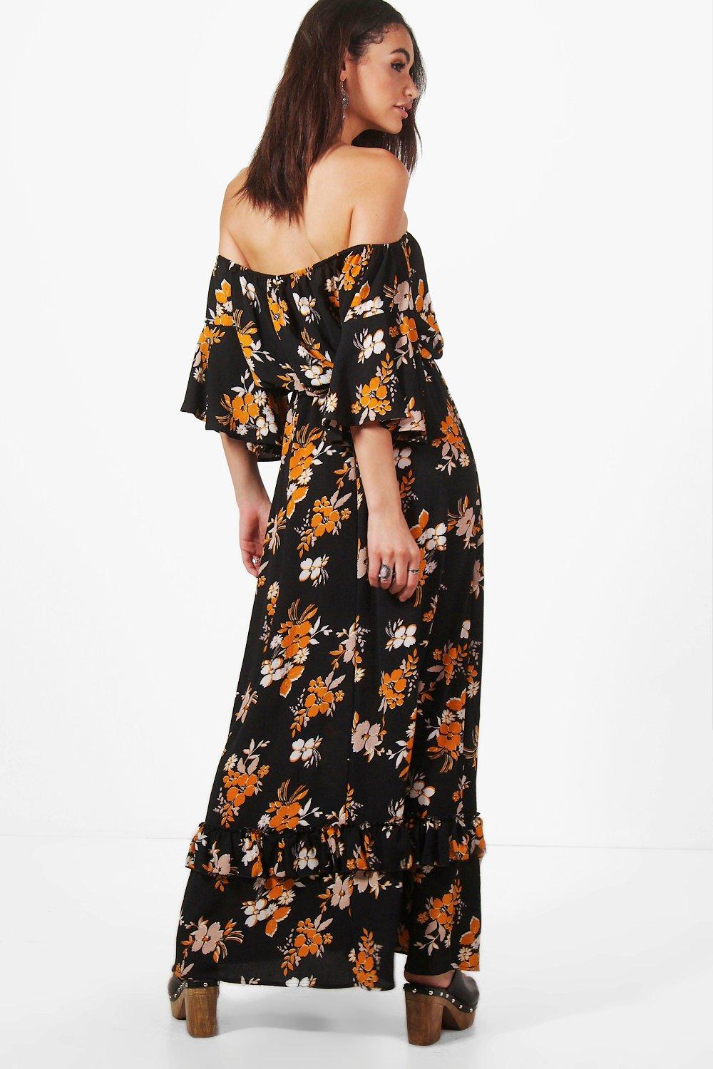 hollie floral maxi dress