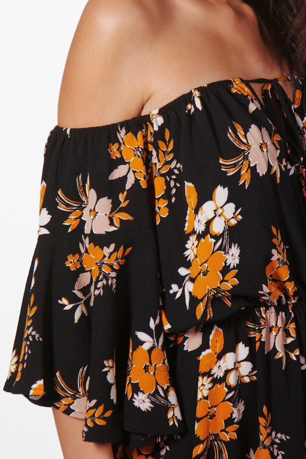 hollie floral maxi dress