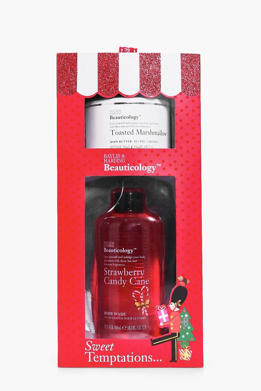 Multi Strawberry Body Wash & Body Butter Gift Set image number 1