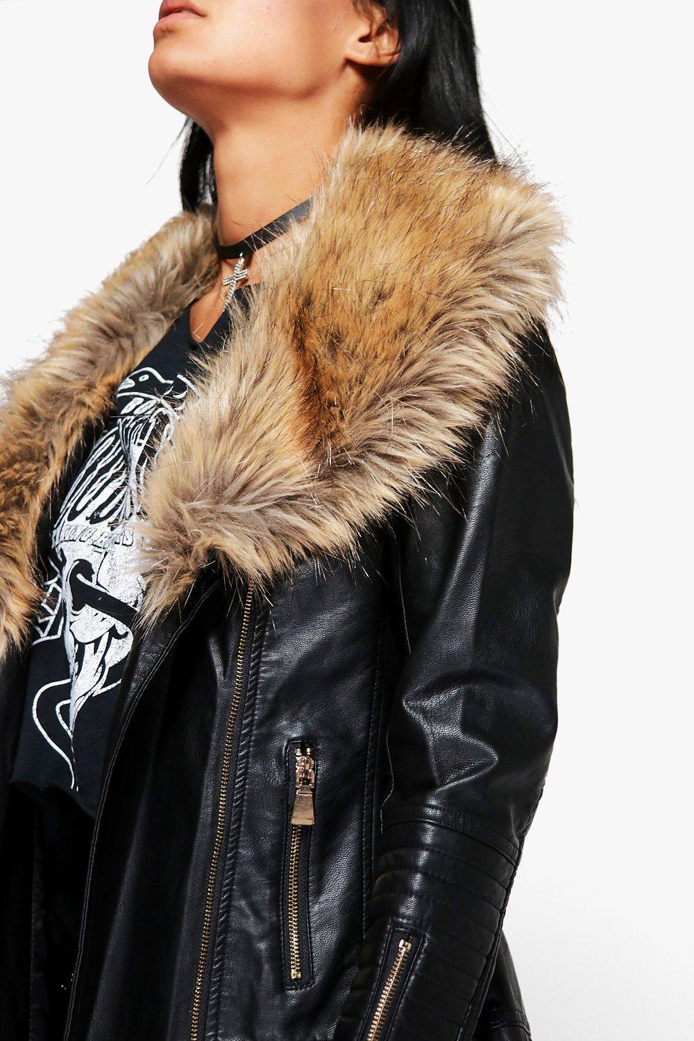 fur on collar jacket