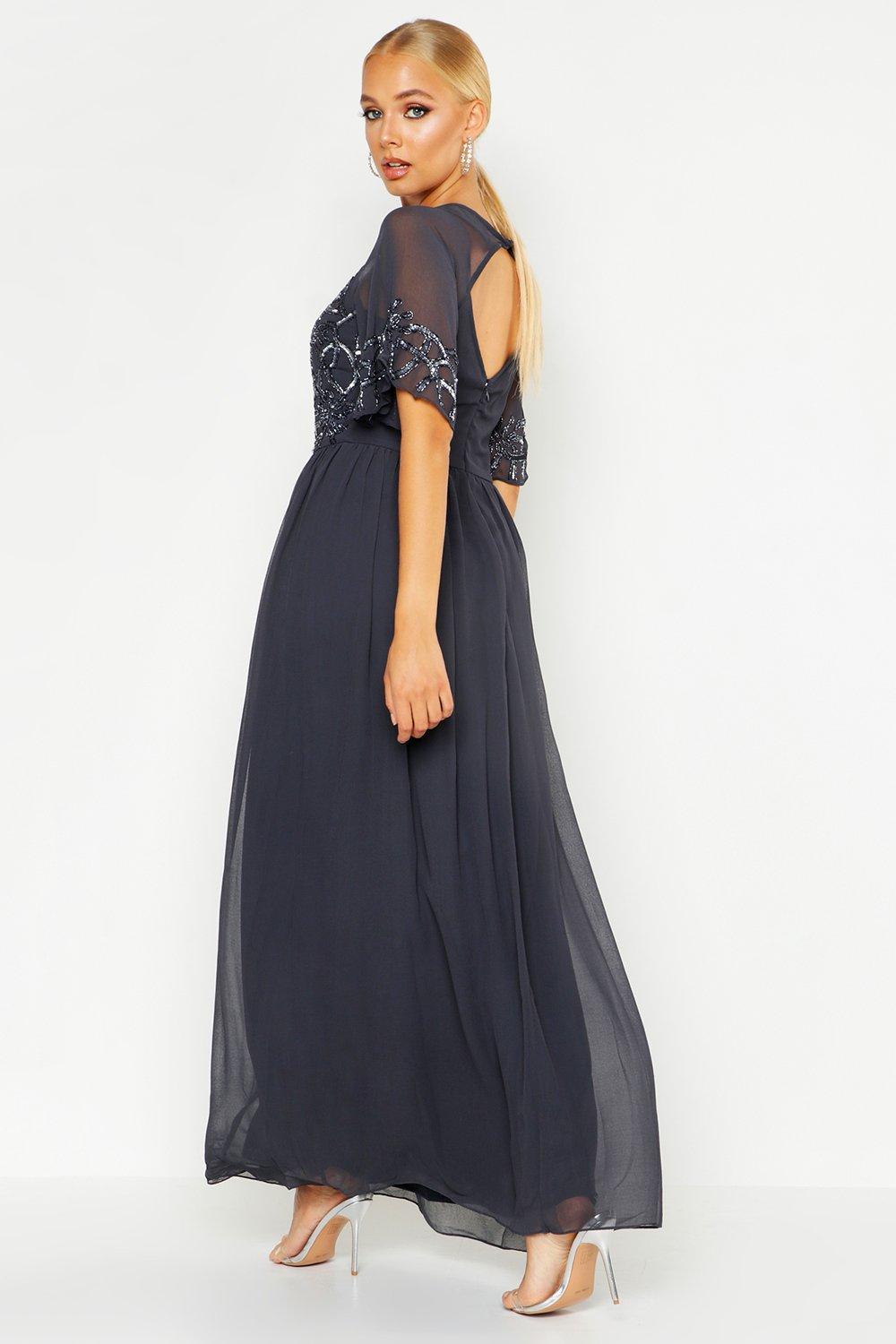 boohoo boutique embellished maxi dress