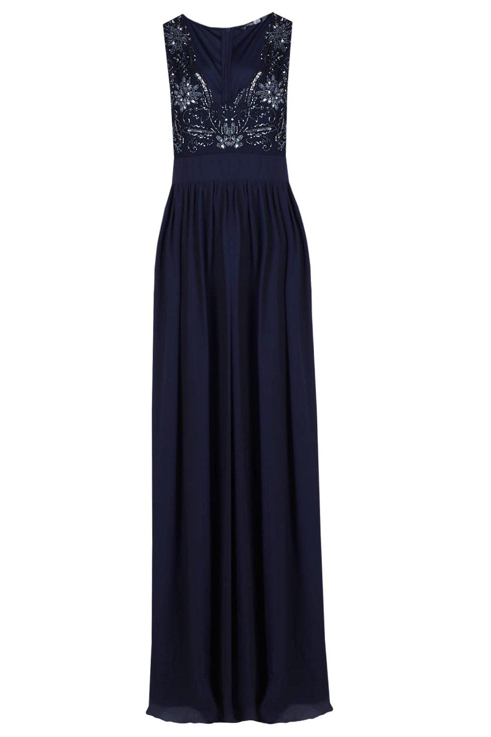 Boohoo boutique embellished maxi dress shop