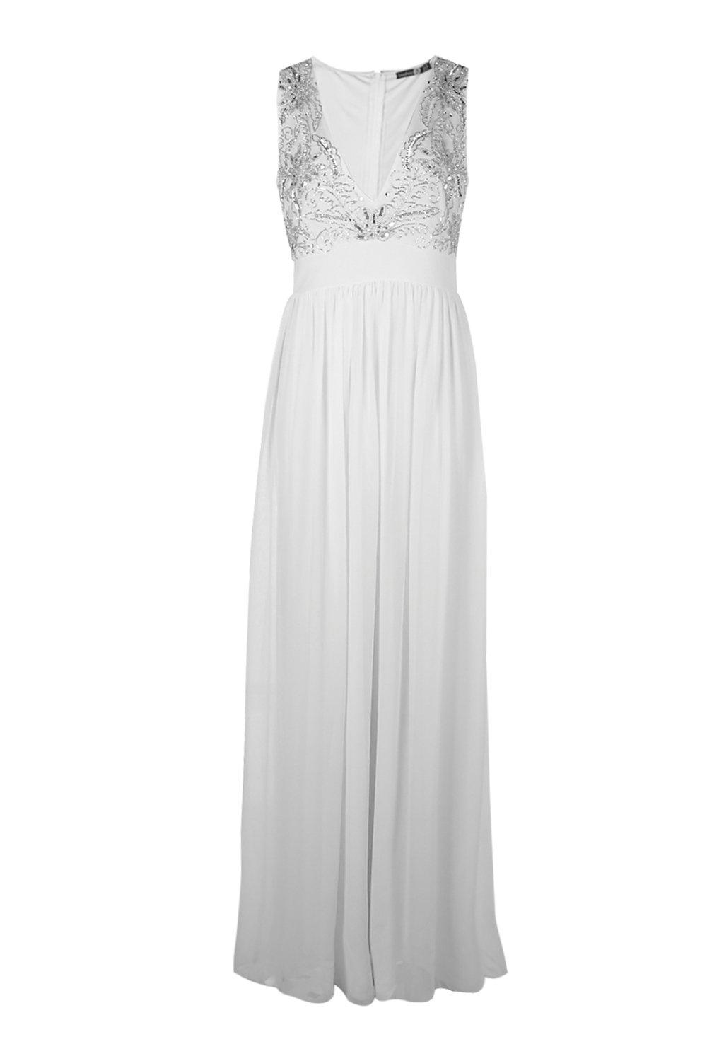 boohoo boutique embellished maxi dress