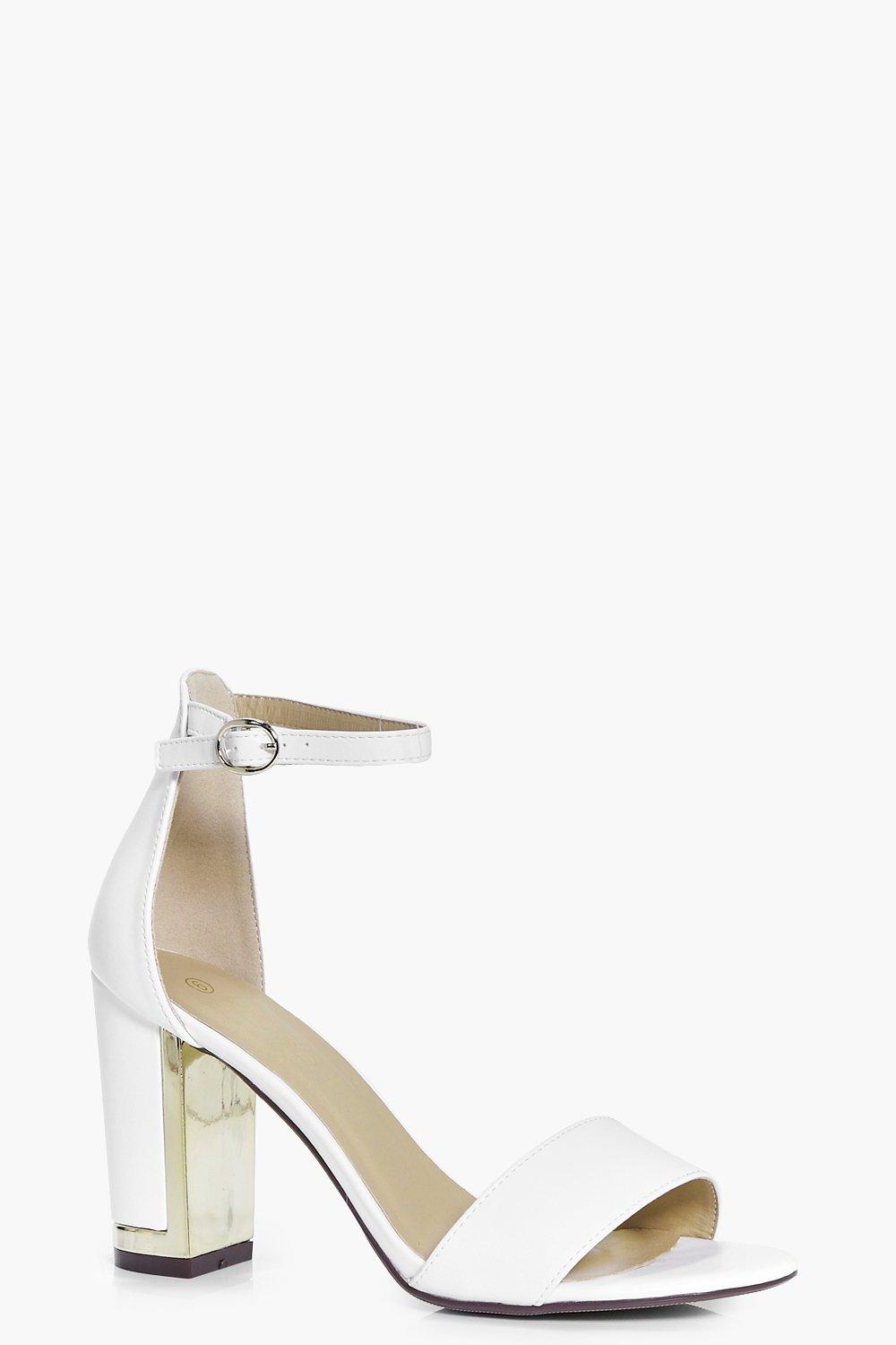 gold block heels canada