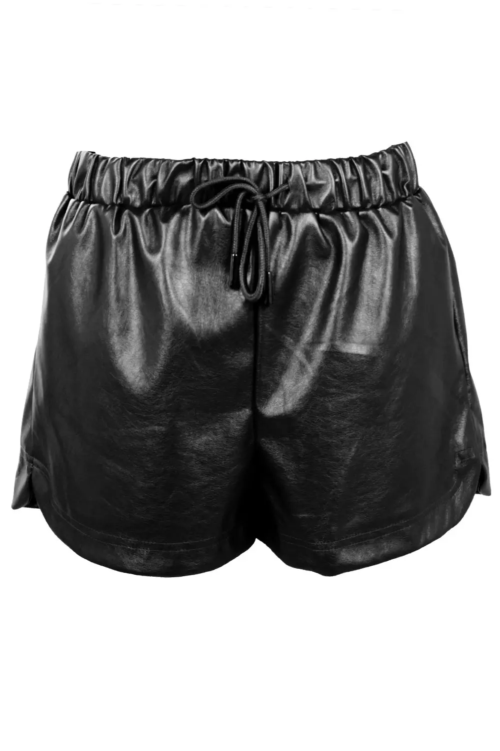 Leather running hot sale shorts