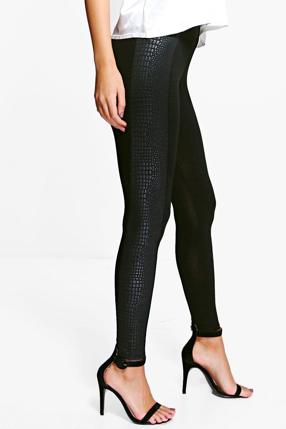 Legging peau de clearance serpent