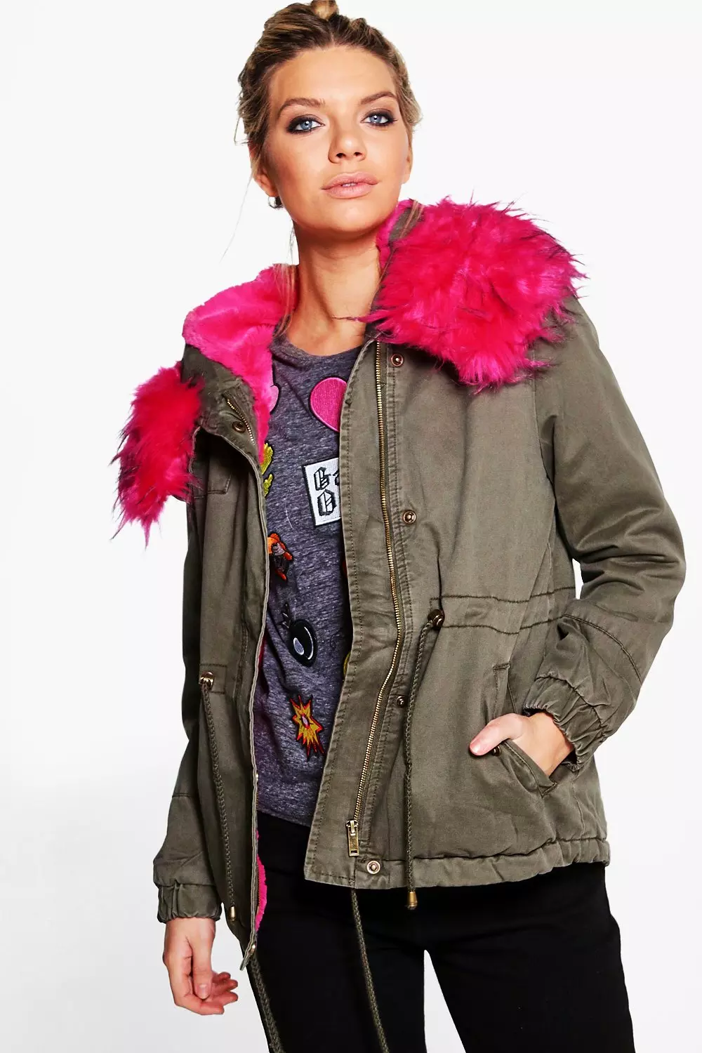 Milly faux fur on sale jacket