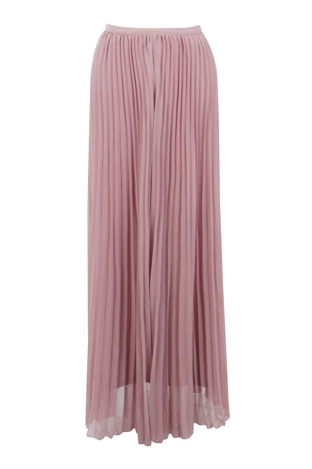 Taupe chiffon outlet maxi skirt