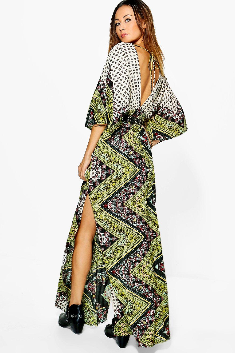 Vestido estilo kimono boohoo