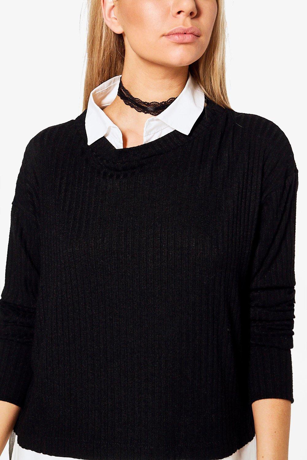 Shirt and jumper combo women's sale