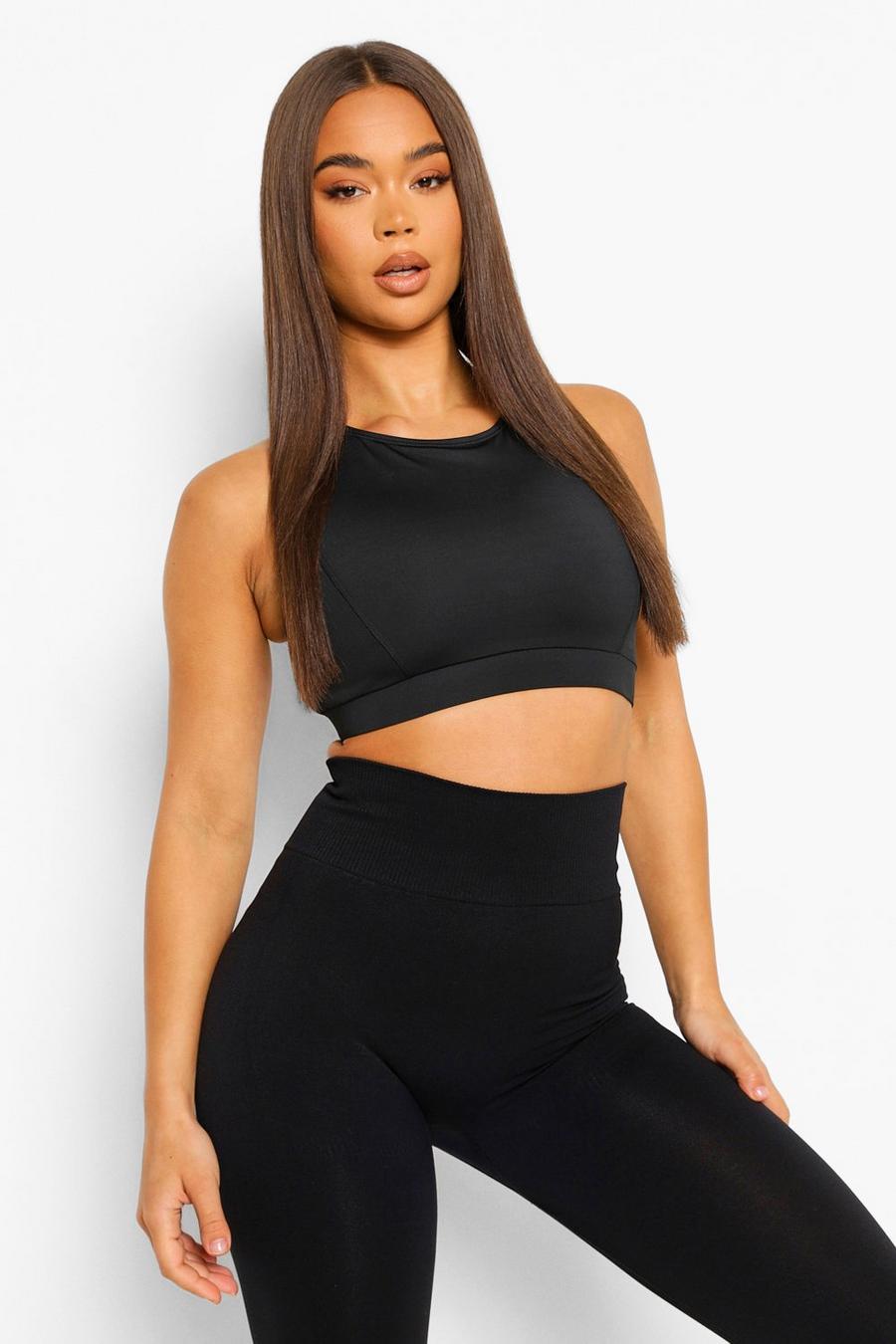 boohoo Fit Strappy Slogan 'Woman' Sports Bra  Sports attire, Sports day  outfit, Sportswear outfits