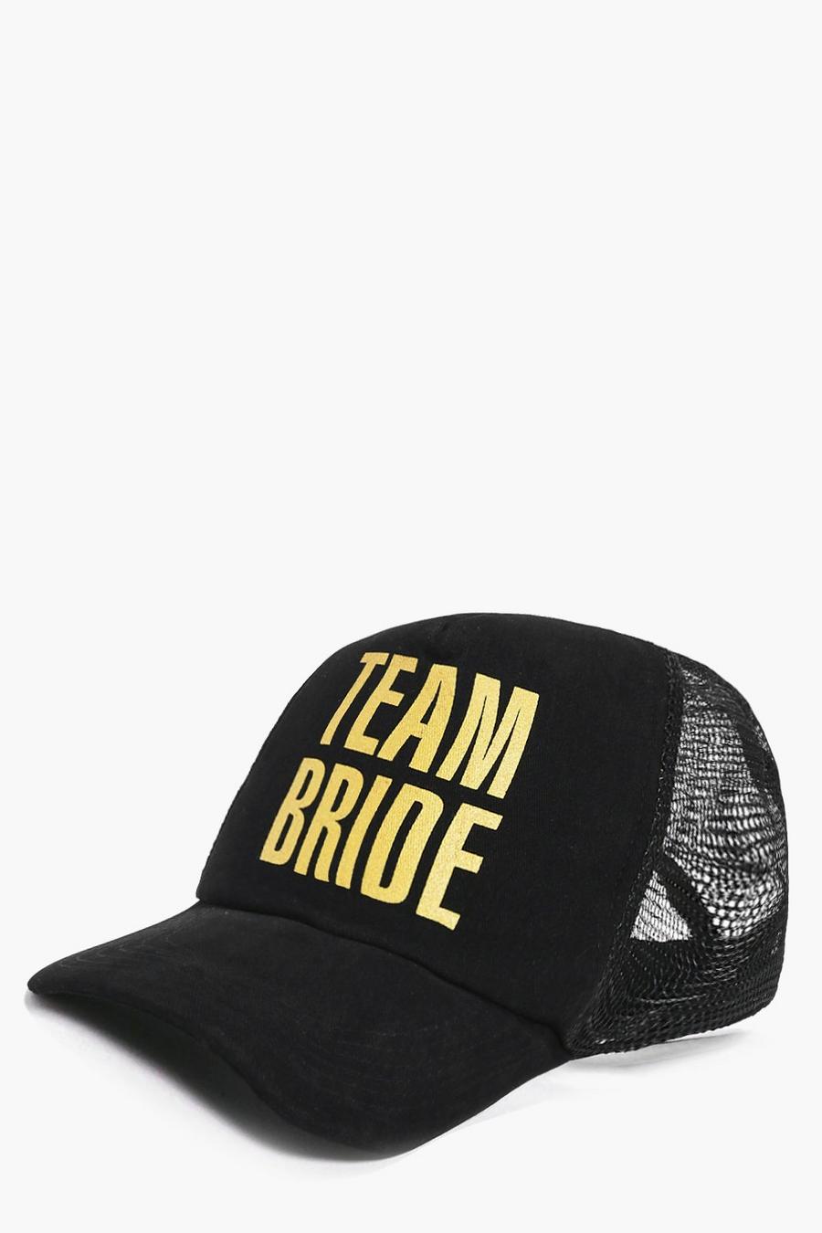 nina cappellino da baseball con slogan team bride image number 1