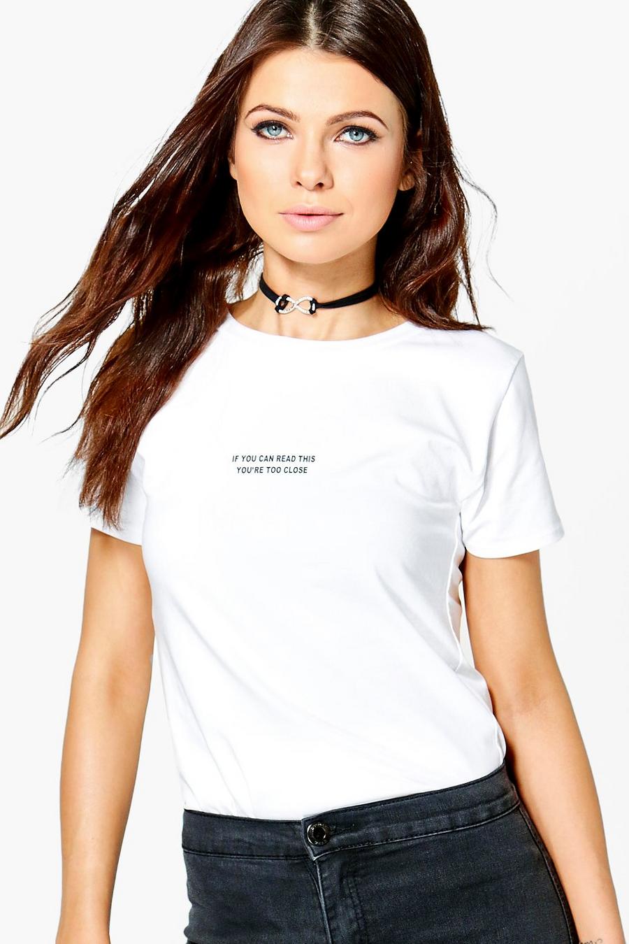camiseta con eslogan nova, Blanco image number 1