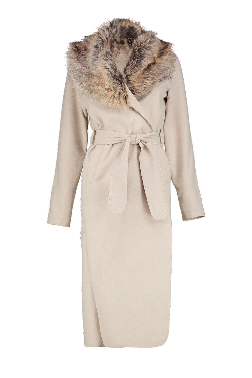 shawl collar maxi coat