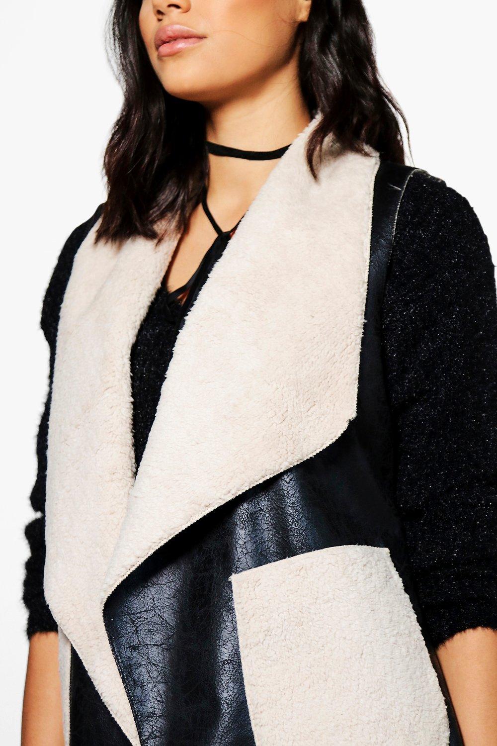 Boohoo faux fur on sale gilet