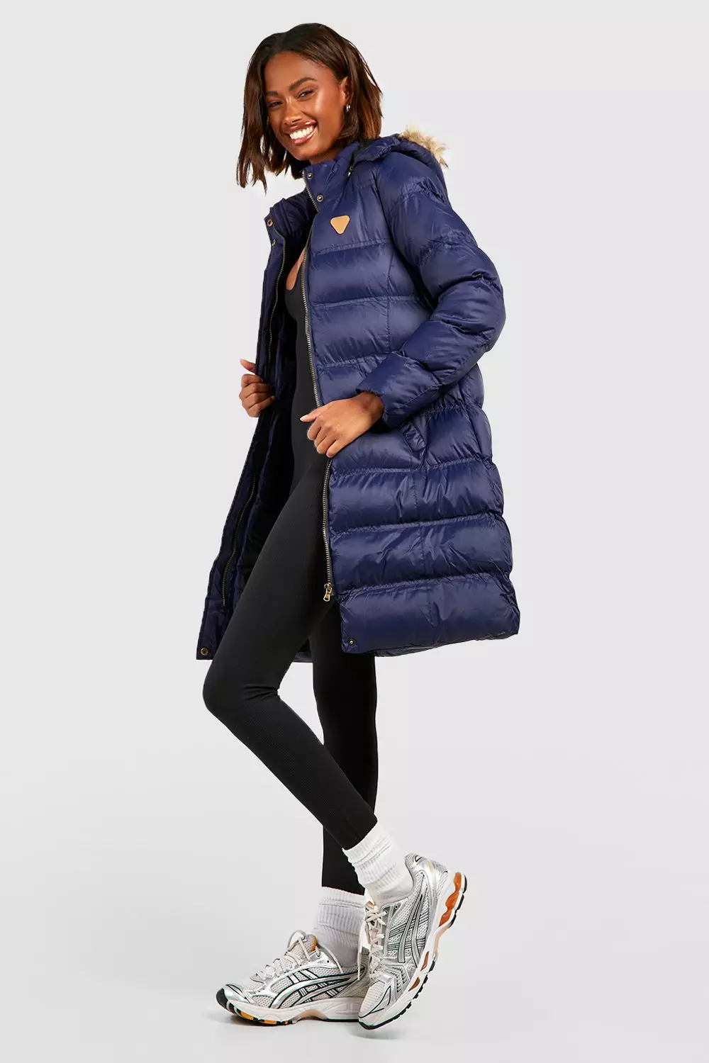 herlipto Faux Fur Hoodie Duffle Coat | wise.edu.pk