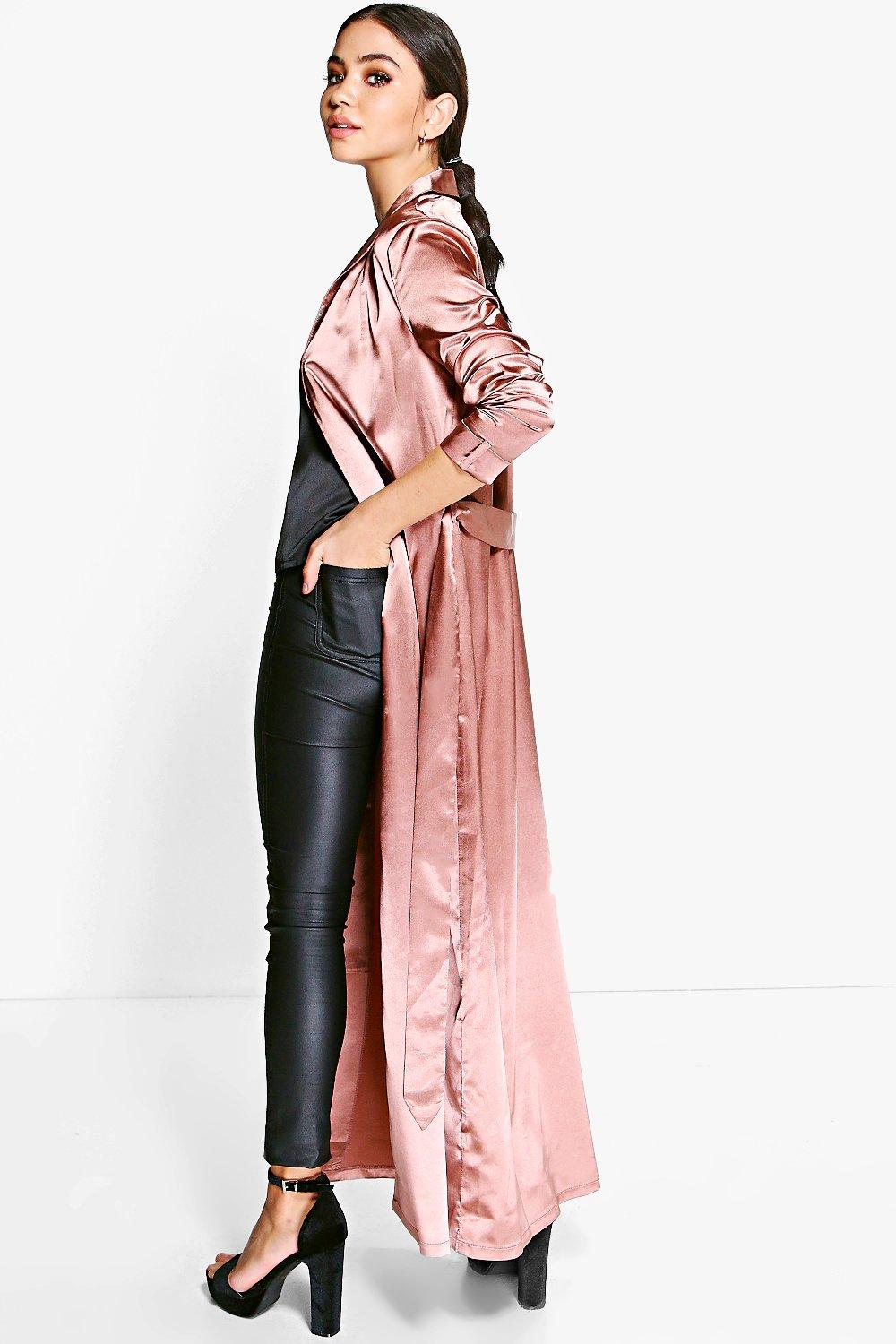 Rose gold hotsell duster coat