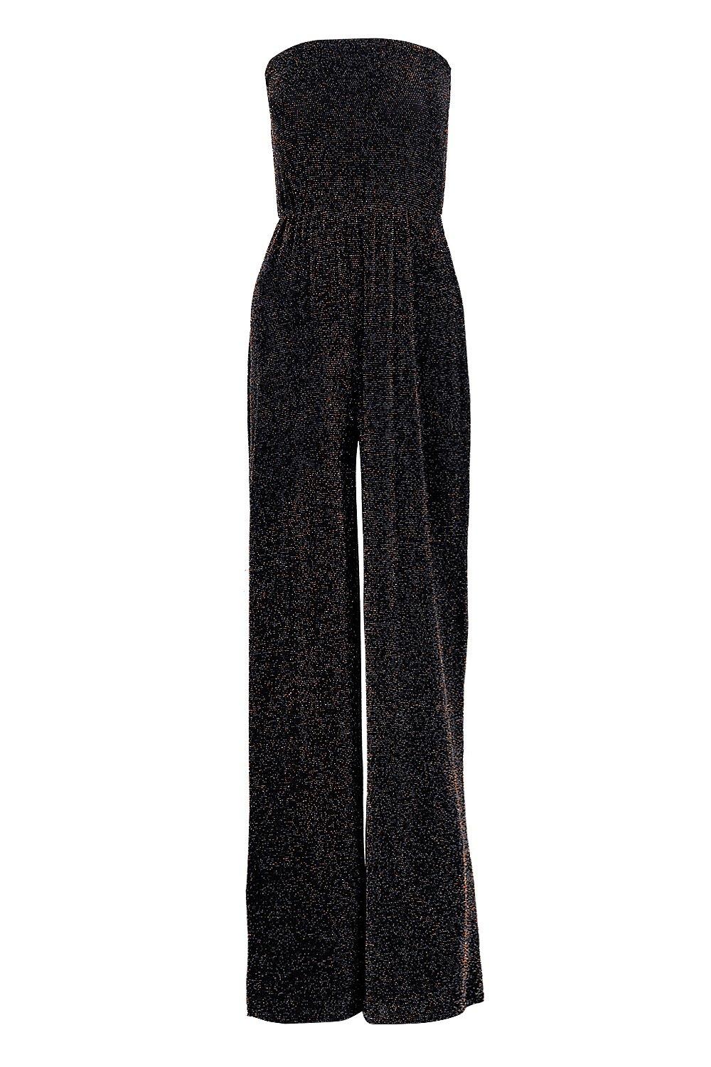 boohoo strapless jumpsuit