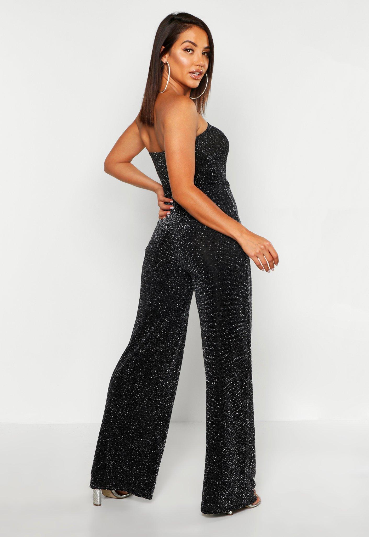sparkly jumpsuit boohoo