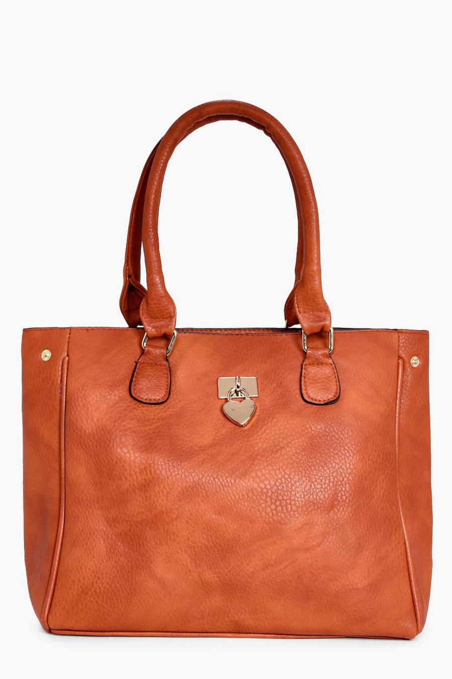 Brown brun Olivia Metal Detail Day Bag image number 1