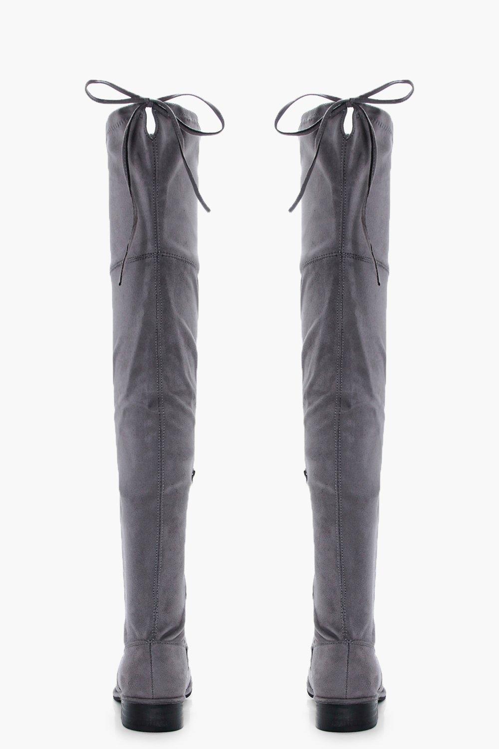 boohoo flat boots