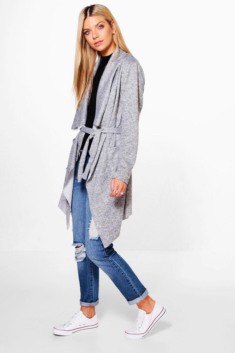 Erin Belted Waterfall Cardigan image number 1