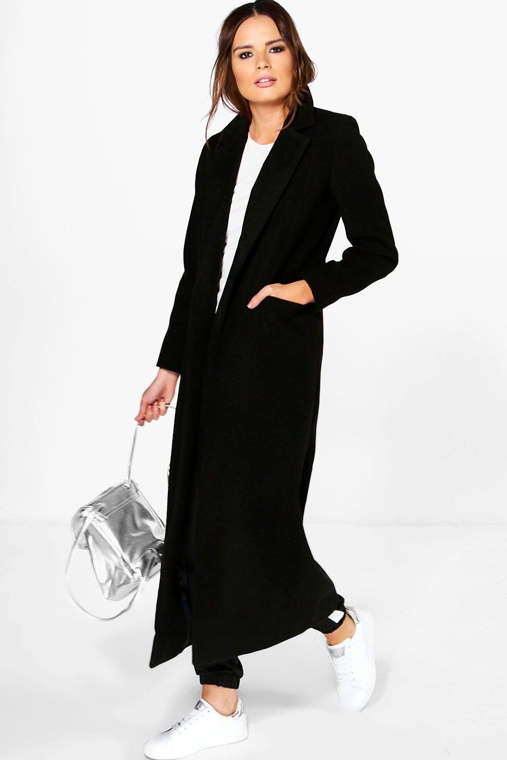 tailored maxi coat