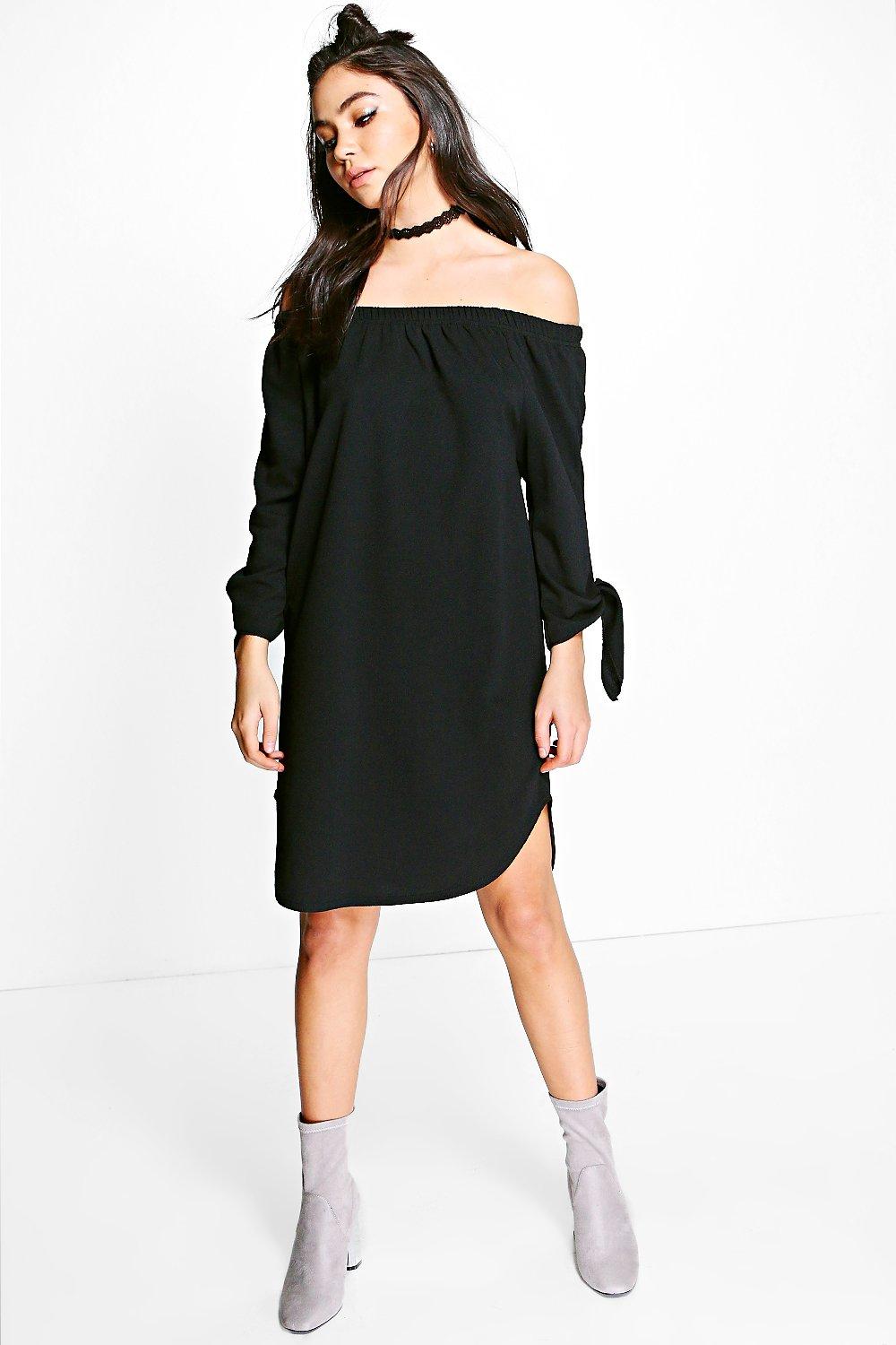 black milly dress