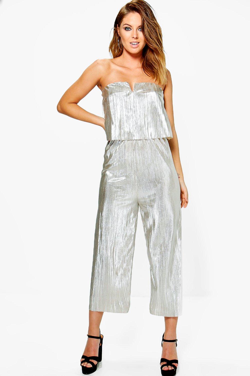sofia metallic jumpsuit