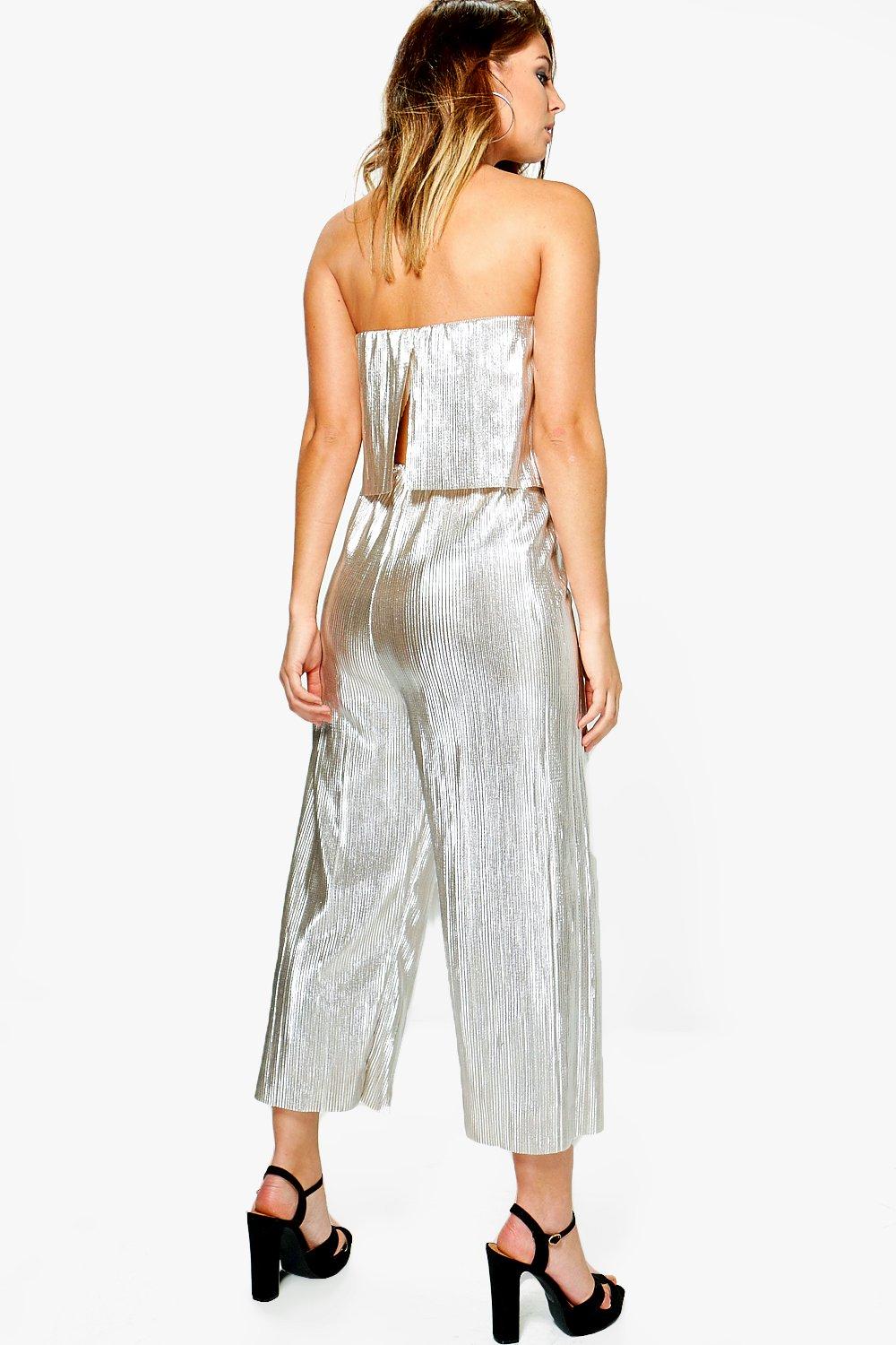 sofia metallic jumpsuit