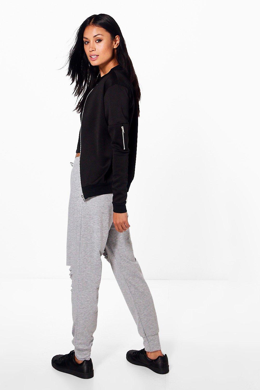 Ripped knee 2025 joggers womens