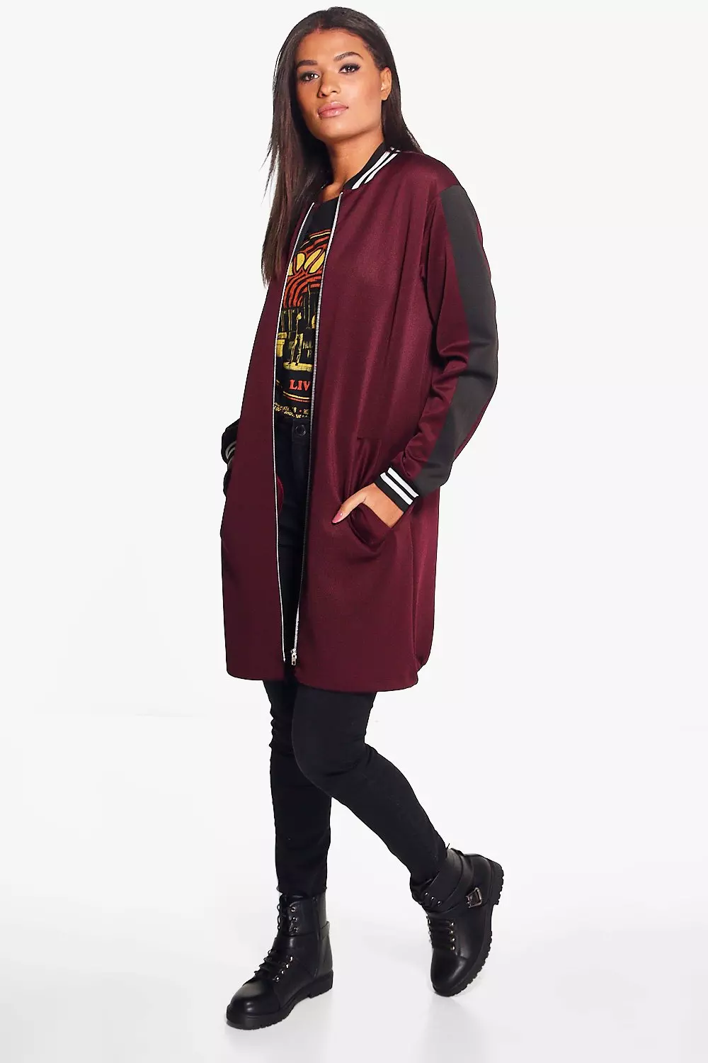 Wine bomber deals jacket womens