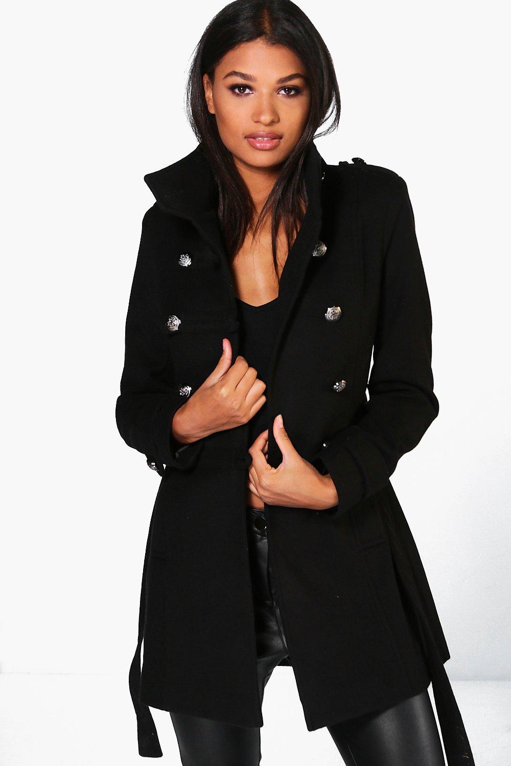 military wool coat womens