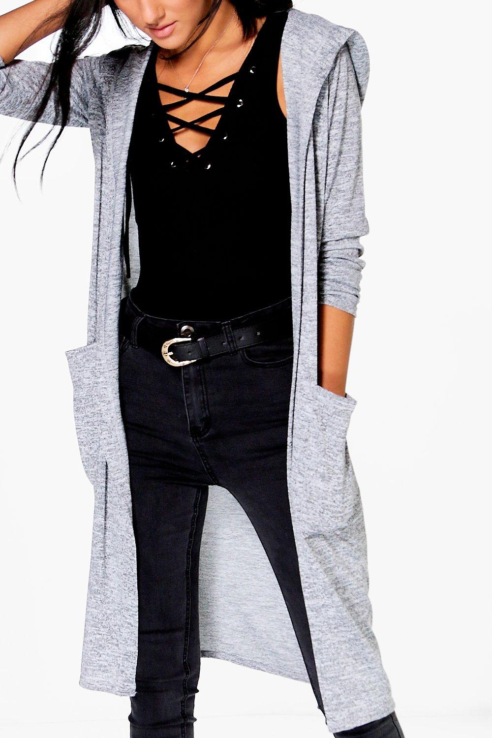 maxi cardigan boohoo