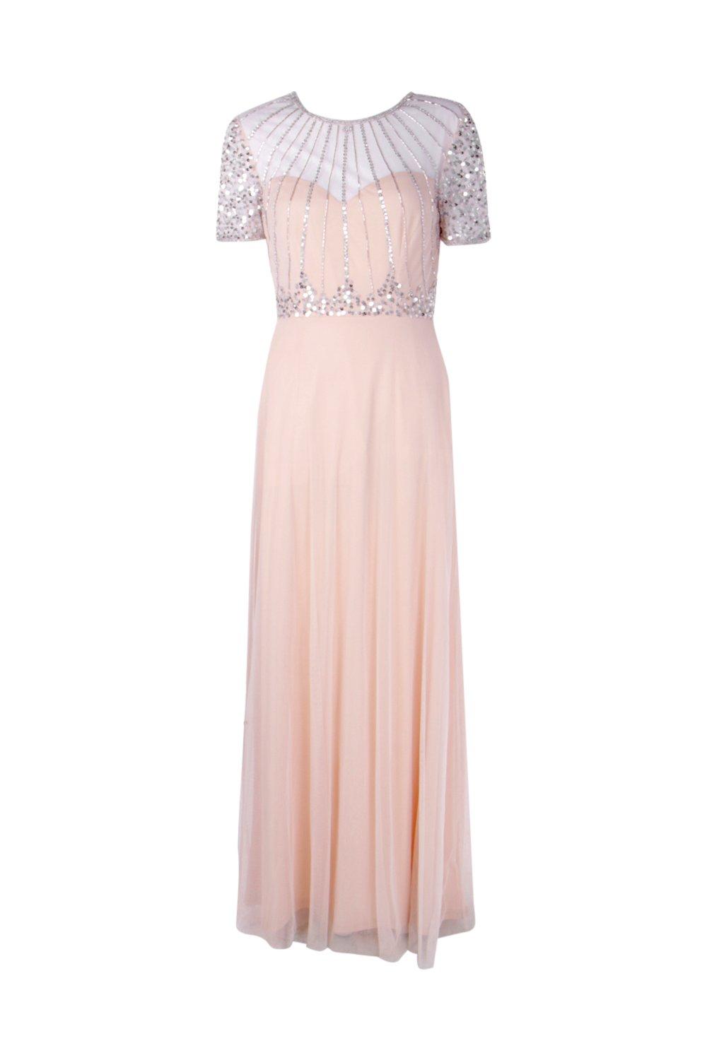 boohoo beaded dress