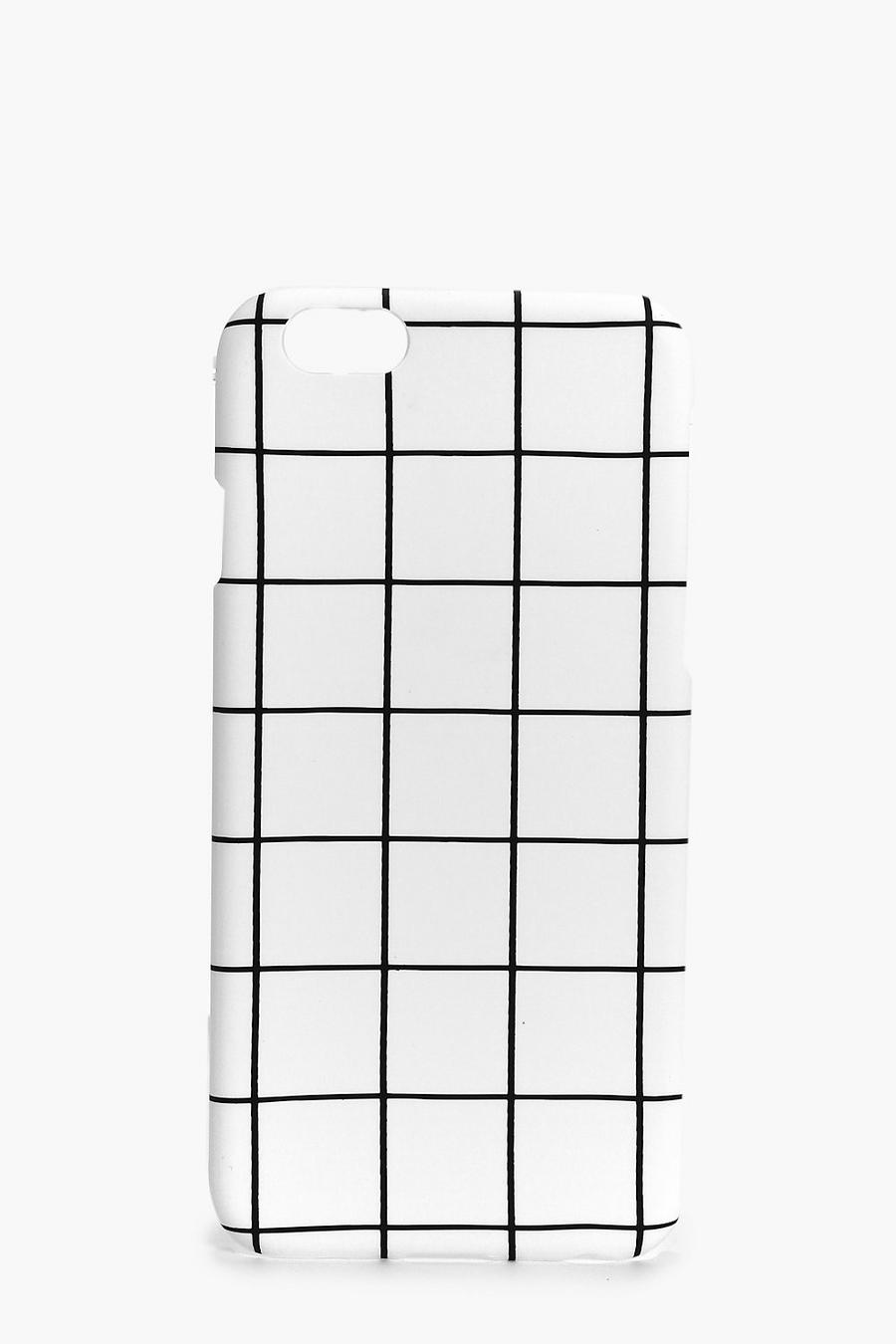 White Check IPhone 6 Phone Case image number 1