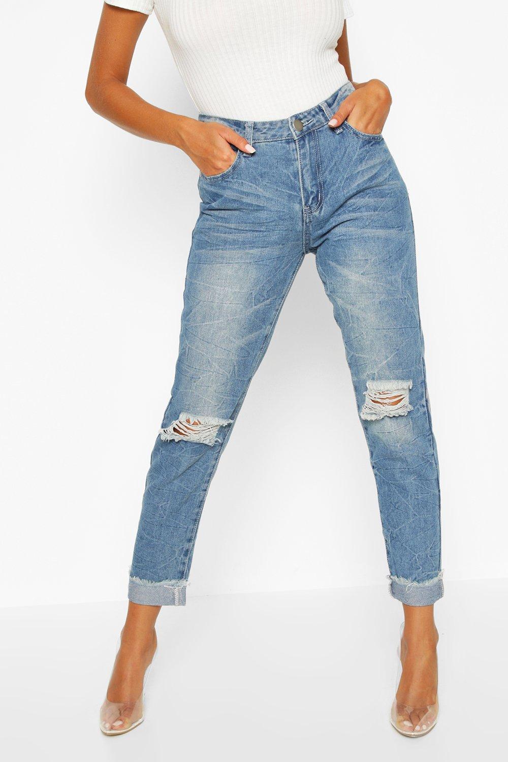 marble wash jeans