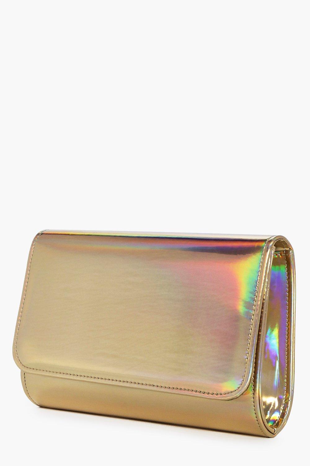 Holographic clutch on sale