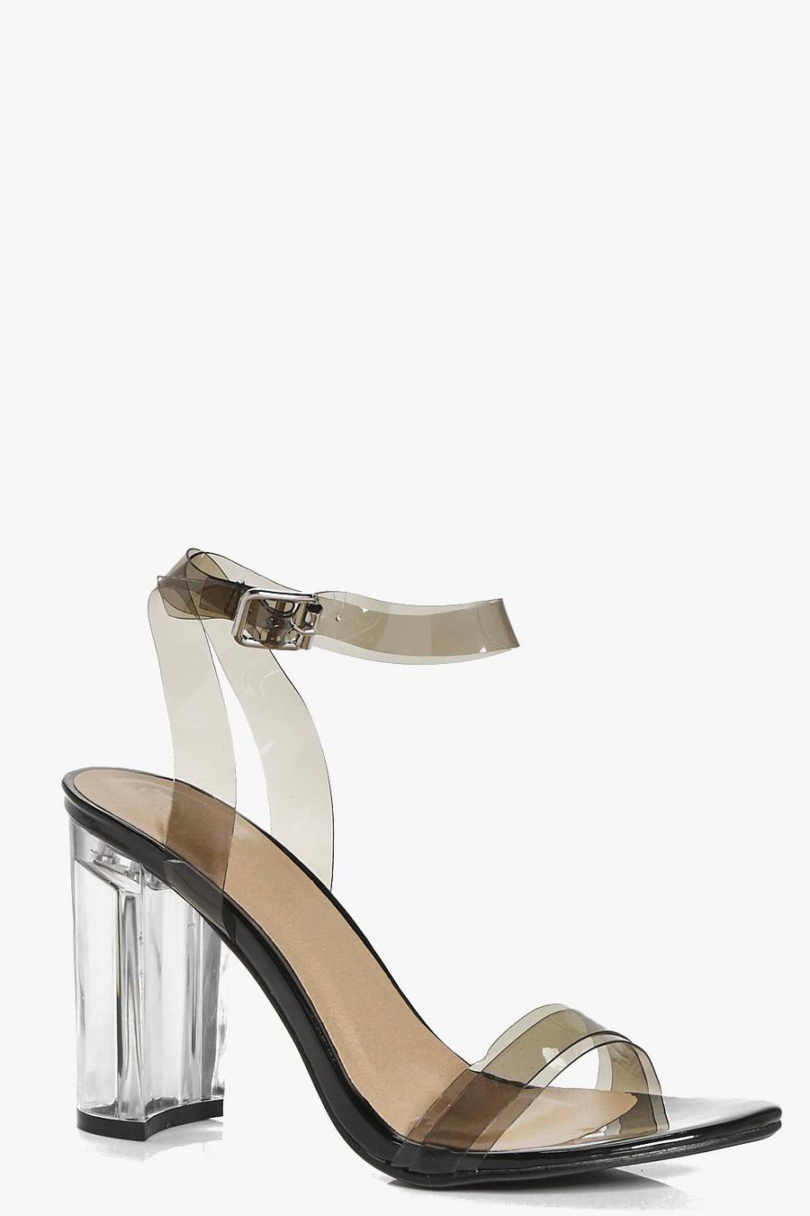 Maisy Two Part Clear Block Heel image number 1