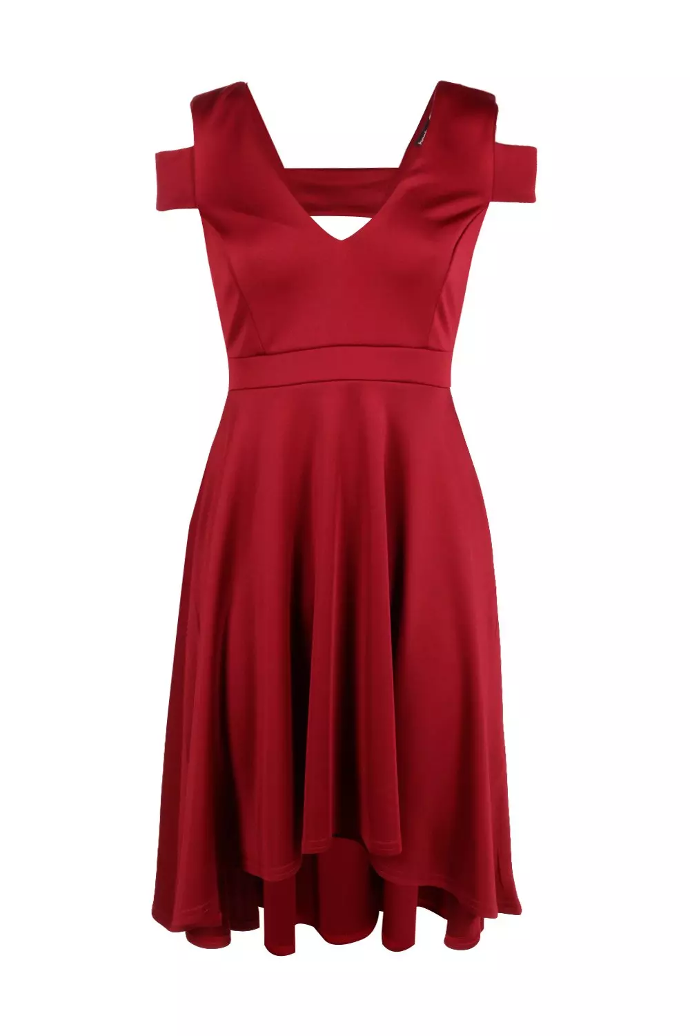 Bardot plunge high low best sale skater dress