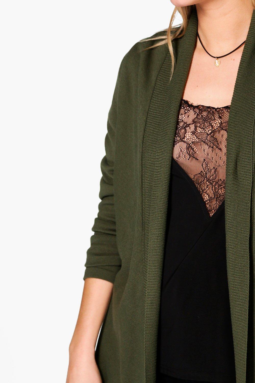 Boohoo hot sale waterfall cardigan