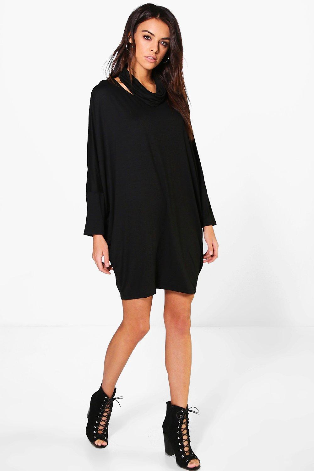 batwing dress boohoo