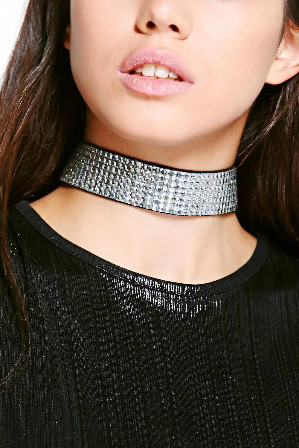 Thick on sale diamante choker