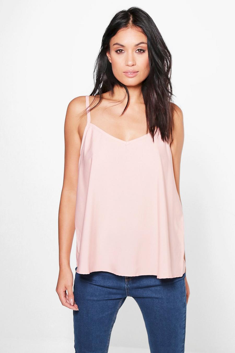Pink Hannah Basic Woven Cami image number 1