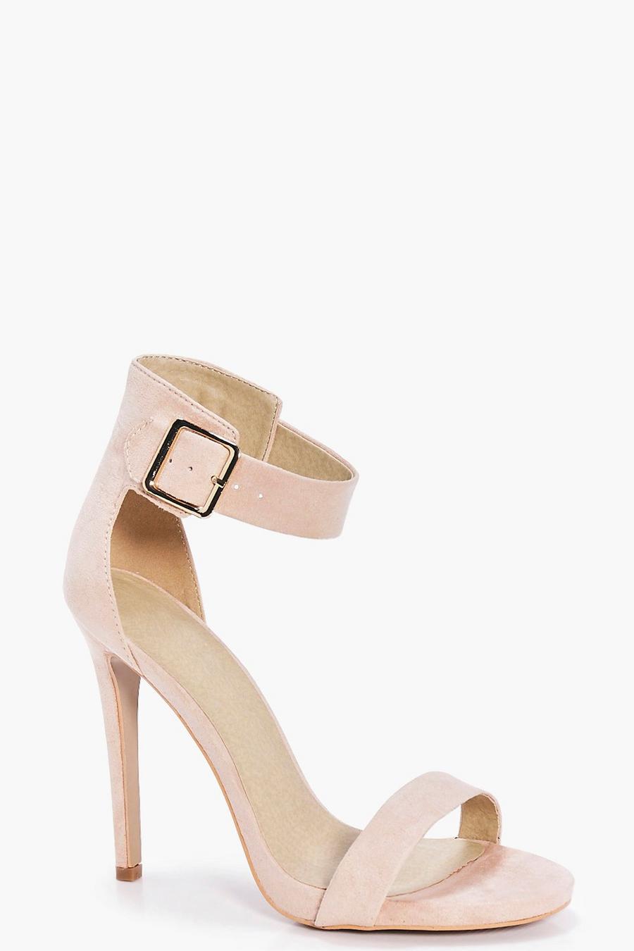 Nude hautfarben Natalia Two Part Ankle Band Heels image number 1