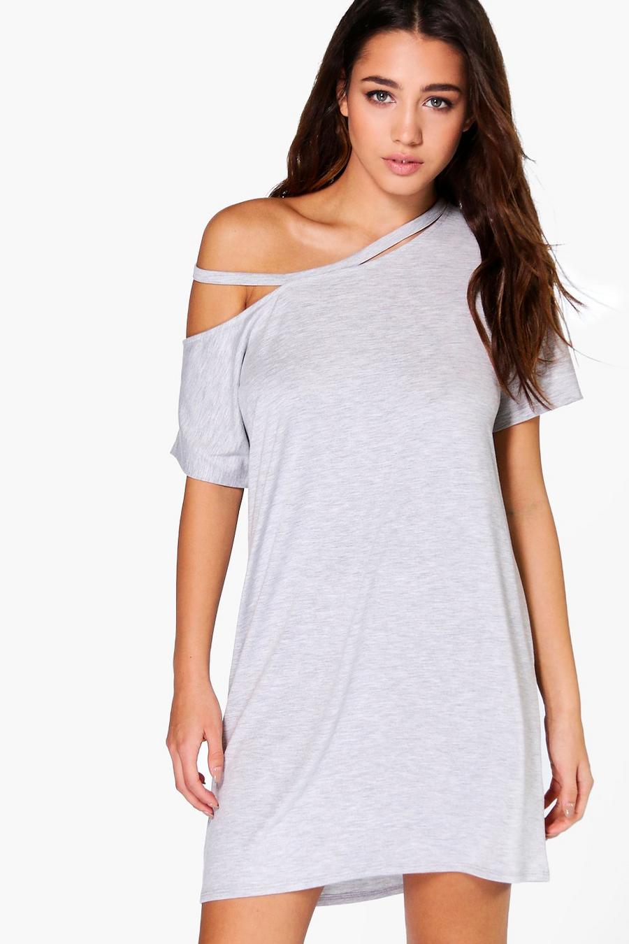 Mia T-Shirt-Kleid mit schmalen Trägern image number 1