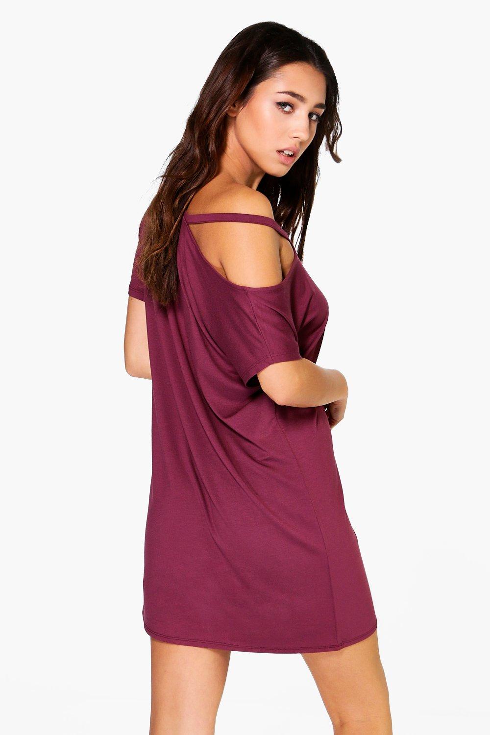 Strappy t 2025 shirt dress